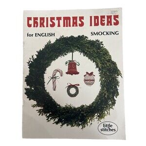 Rare Little Stitches Smocked Christmas Holiday Smocking Ornaments Knit Patterns